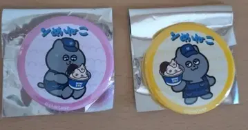 [한정품] 냥메 고양이 얇은 검정 캔뱃지 세트