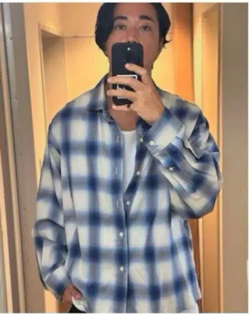 19so 체크 셔츠