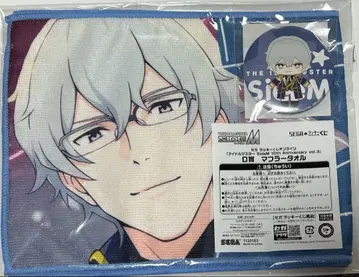 SideM 하자마 미치오 세가 럭키 쿠지 타월 캔뱃지