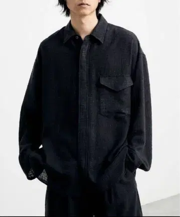 WYM LIDNM 트위드 셔츠 셋업 블랙 M L