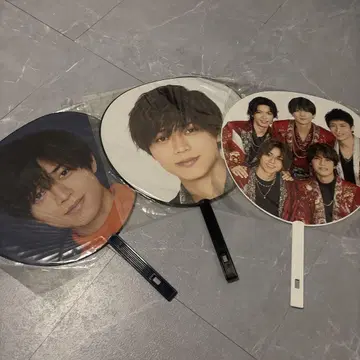 나가세 렌 부채 3개 세트