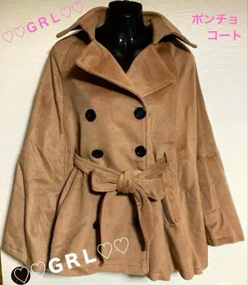 판초 트렌치코트 GRL