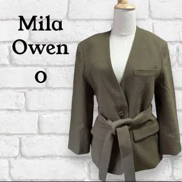 Mila Owen 미들 기장 코트 0 카키 여성용