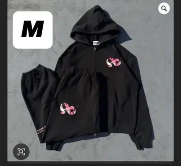 9090 900logo 지퍼 후드티 블랙 핑크 M 하의만