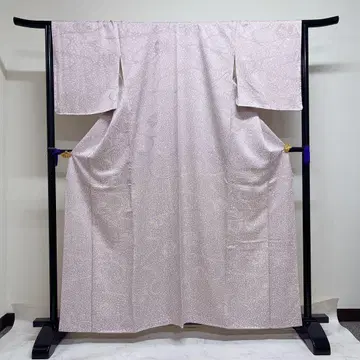 미착용 코몬 벚꽃 꽃잎 흐르는 물 바탕 무늬 멋스러운 기모노 032k