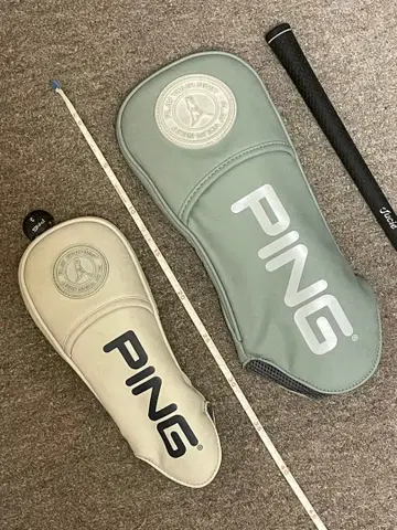 PING 핑 소프트 PU 골프헤드커버 드라이버와 페어웨이 우드 2개 세트