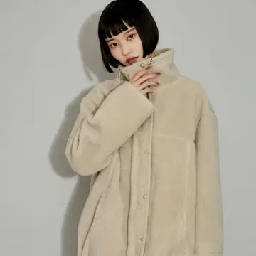 [WEB 한정판] 스탠드 카라 미들 보아 블루종 ADAM ET ROPE'