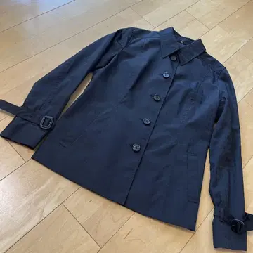 [ 새상품급 ] DAKS 닥스 숏코트 실크 폴리에스테르 블랙 38호