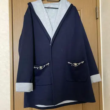 [ 새상품급 ] 네이비 롱 코트