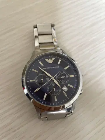 [ 정크 ] EMPORIO ARMANI 크로노그래프 손목시계