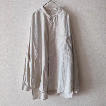CONFECT 밴드 카라 셔츠
