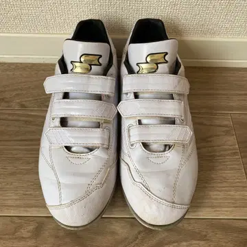 SSK 화이트 스파이크 벨크로 24.5cm