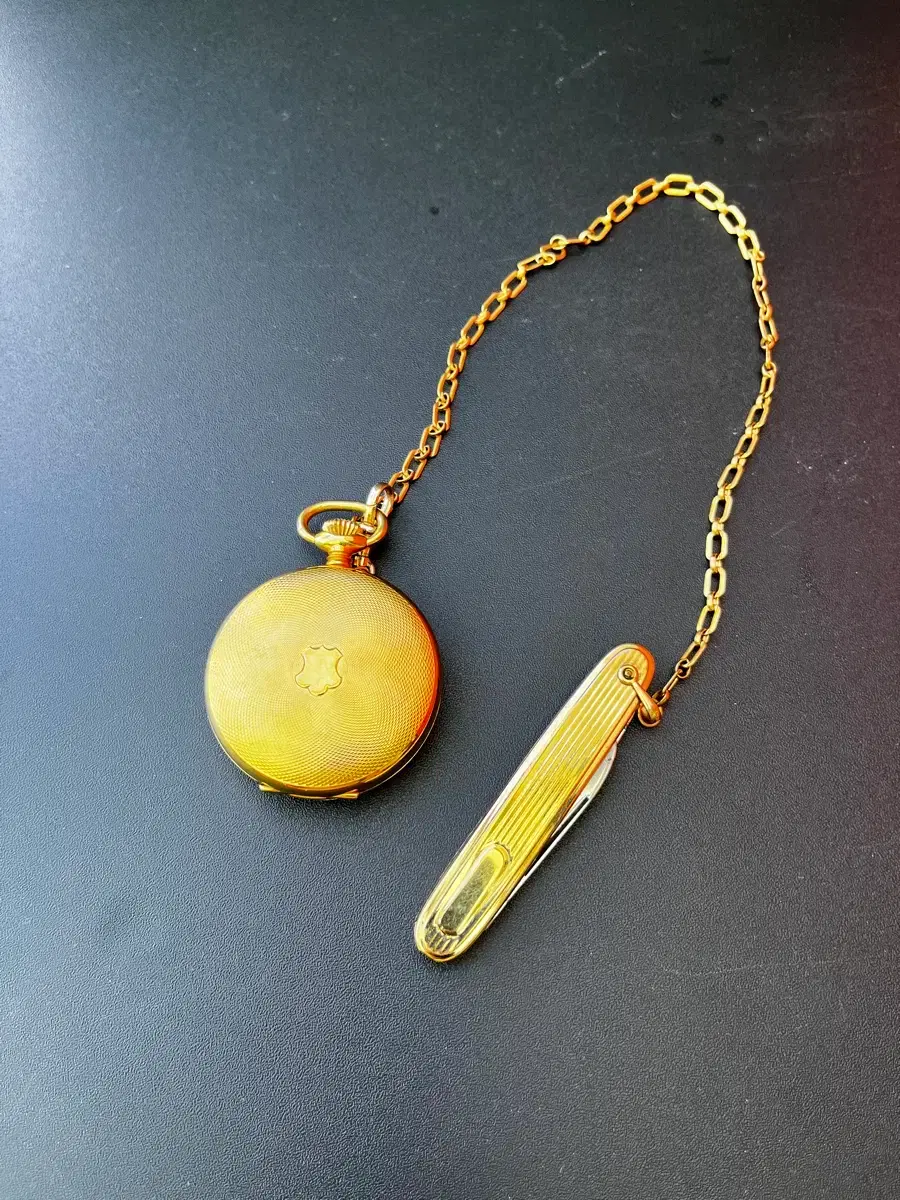 Vintage Swiss gold-plated pocket watch Arnex 17jewel incab small seconds