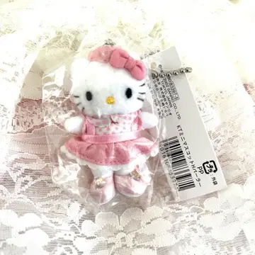 레어 파라다이스 헬로키티 봉제 인형 키링