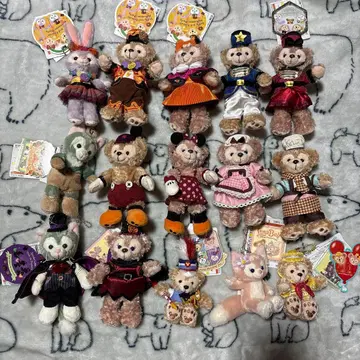 택 포함 새상품 더피 인형 배지 디즈니