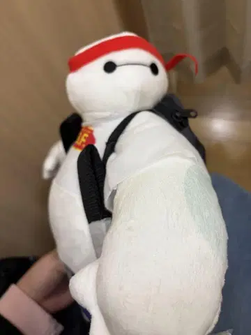 베이맥스 덕질 봉제 인형 백팩 약 33cm