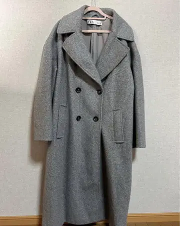 자라 롱 체스터 코트