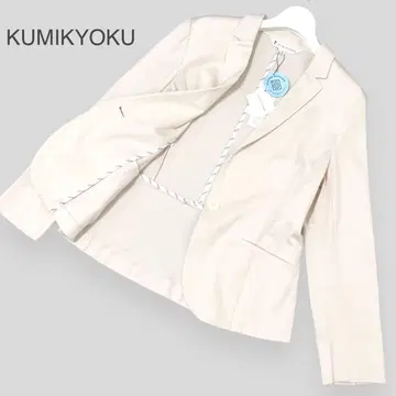 새상품 KUMIKYOKU 스위스 코튼 100% 세탁 가능한 자켓 2