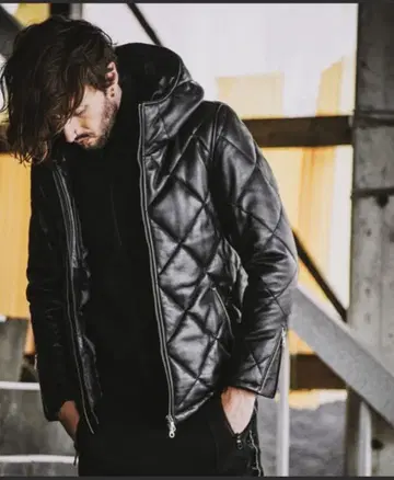 완판 귀한 사이즈 3 블루 시어링 가죽 다운 NOID