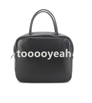 Aeta 블랙 스퀘어 토트백 L