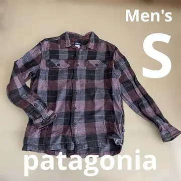 patagonia 체크 무늬 플란넬 셔츠 S 사이즈