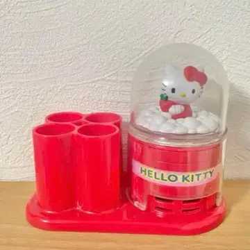 산리오 헬로키티 사운드 소리 나는 칫솔 스탠드 칫솔꽂이