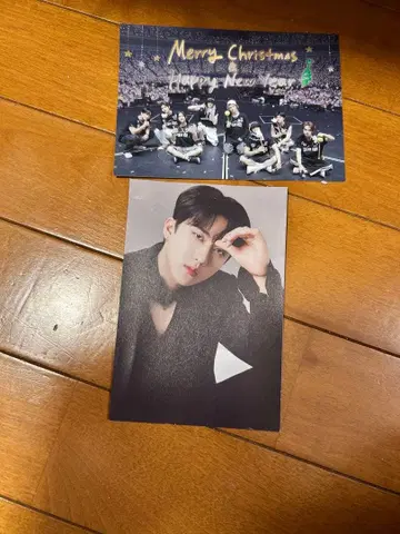 K-POP 스트레이 키즈 창빈 솔로와 팬클럽 한정판 크리스마스 카드 세트