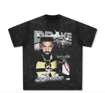 Drake 그래픽 티셔츠 오버 사이즈