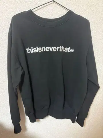 thisisneverthat 블랙 맨투맨