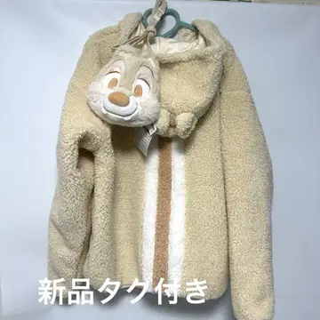 디즈니 플리스 자켓 (봉제 인형 파우치 포함)