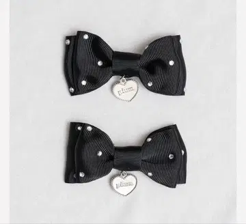 피움 비쥬 리본 헤어 클립 세트 미개봉