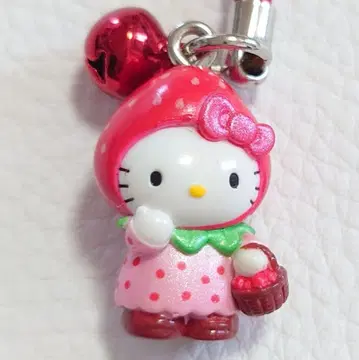 시즈오카 한정판 지역 키티 딸기 끈 스트랩