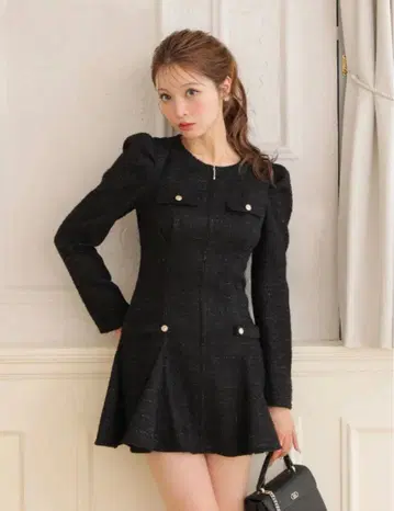 [새상품] M me eme Zip puff mini onepiece