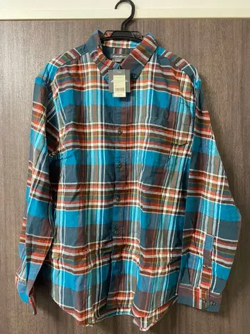 미사용 새상품 Eddie Bauer 플란넬 셔츠 L 사이즈