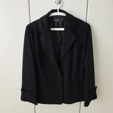 [ 새상품급 ] AGATE 블랙 테일러드 자켓 15호