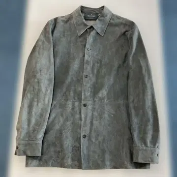 TRUSSARDI 그레이 스웨이드 셔츠 자켓
