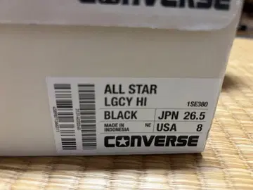 CONVERSE ALL STAR LGCY HI 블랙
