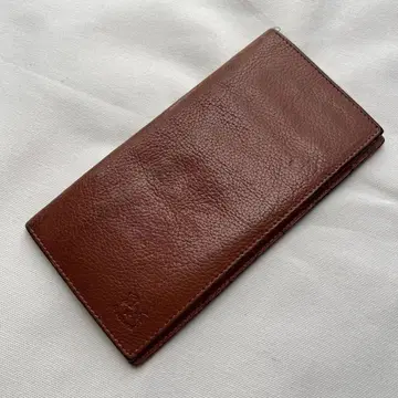 IL BISONTE 브라운 가죽 장지갑