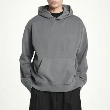 WASHED COTTON-JERSEY 후디 사이즈 L