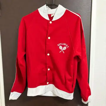 Champion x 80s~ 빨간색 바시티 자켓 M 사이즈