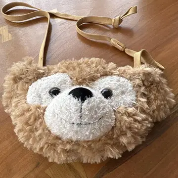더피 곰 얼굴 파우치 보송보송