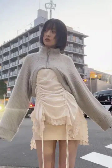 [ 미사용품 ] PELLICULE 페리큐르 syrup knit tops
