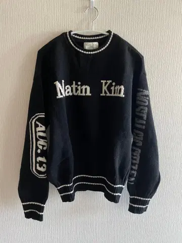 Matin Kim 블랙 긴팔 스웨터 S