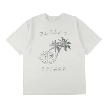 VALLAD RESORT 티셔츠 화이트