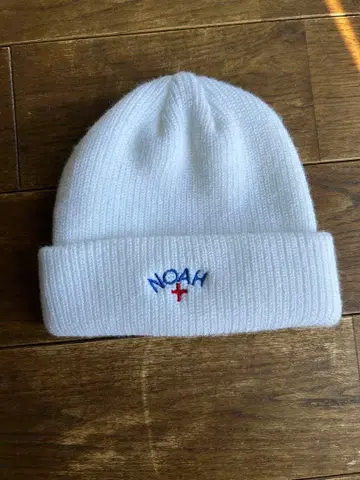 NOAH 니트 모자 비니 화이트