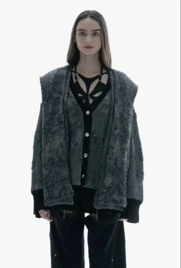 theredthread S tail cardigan long