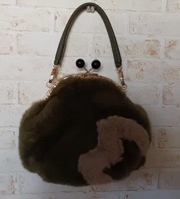 새상품급 미라 쇼운 에코 퍼 가마구치 디자인 백