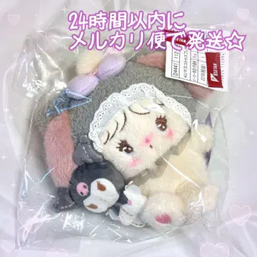 산리오 쿠로미 mikko 콜라보 마스코트 홀더 마스코트 봉제 인형