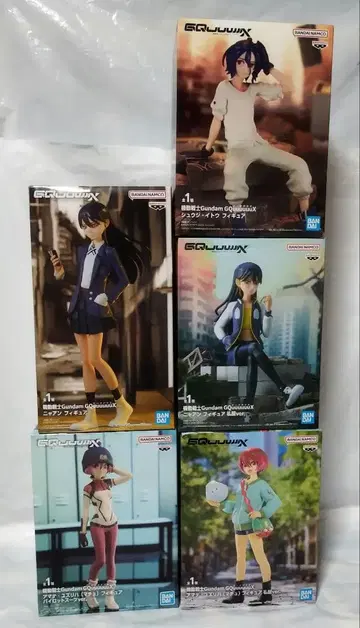 [기동전사 건담] 아마테 유즈리하, 냐안, 슈지 이토 피규어 5점