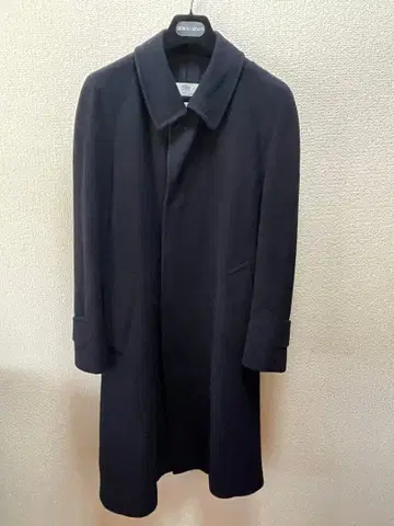 아쿠아 스큐텀 스텐카라 코트 캐시미어 100% 네이비